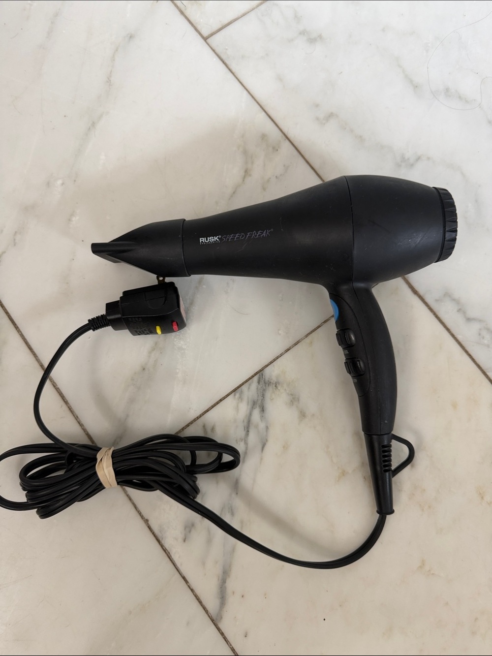 Tested and Works. Rusk Speed Freak hot and cool air professional hair dryer